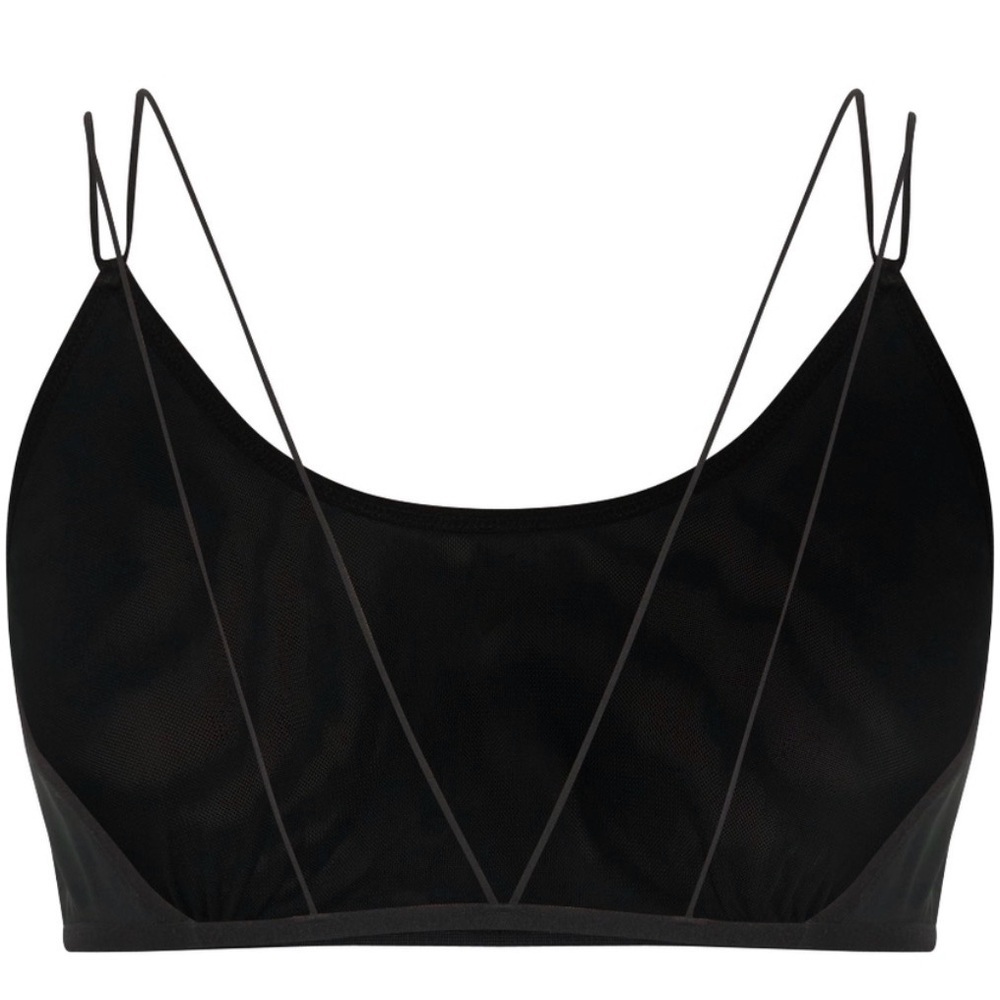 One Teaspoon Mesh Lola Bralette Black Sz Medium - Picture 4 of 6